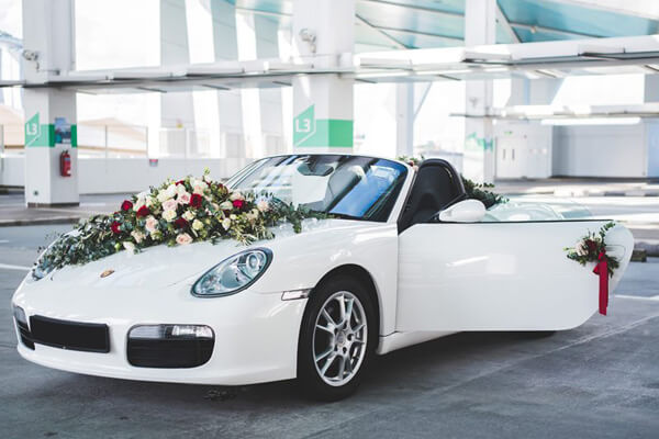 5 ý tưởng trang trí xe hoa cho lễ cưới