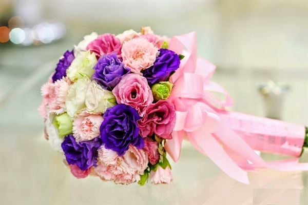 Hoa cưới hoa cẩm chướng ấm áp ngọt ngào