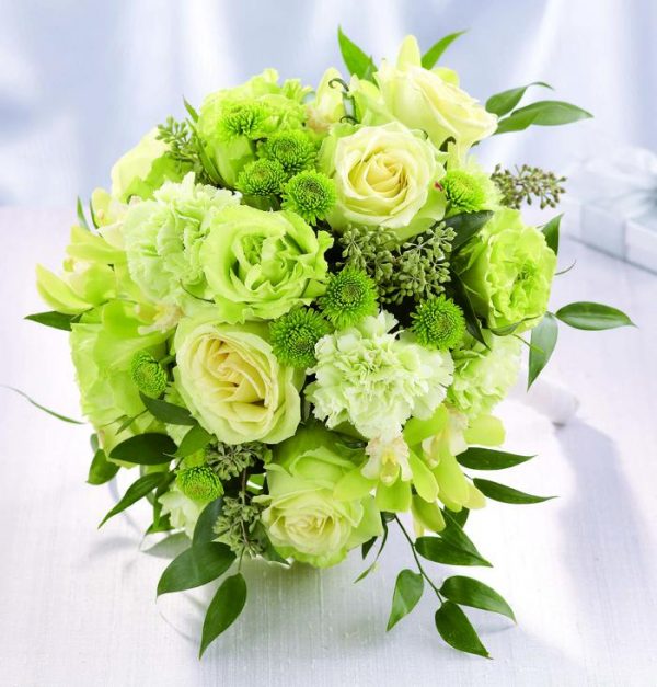 Kết quả hình ảnh cho hoa cưới màu xanh